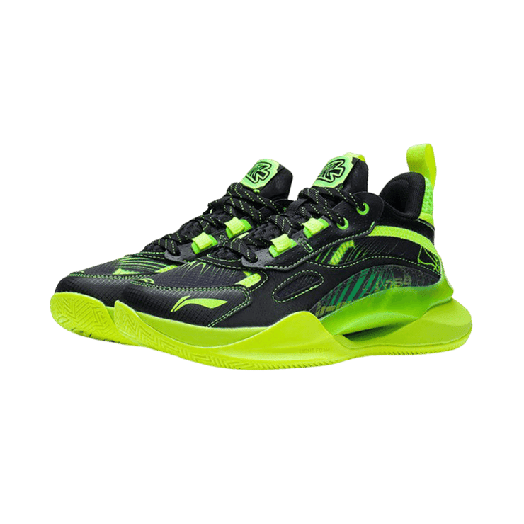 Li-Ning Pioneer Team 2.5 Black Neon Green (GS) Angle 0