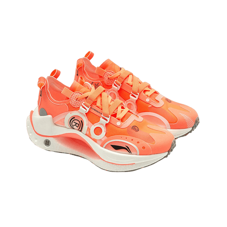 Li-Ning CRC Neon Orange White (W) Angle 0