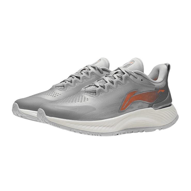 Li-Ning Yueying Element Grey White Angle 0