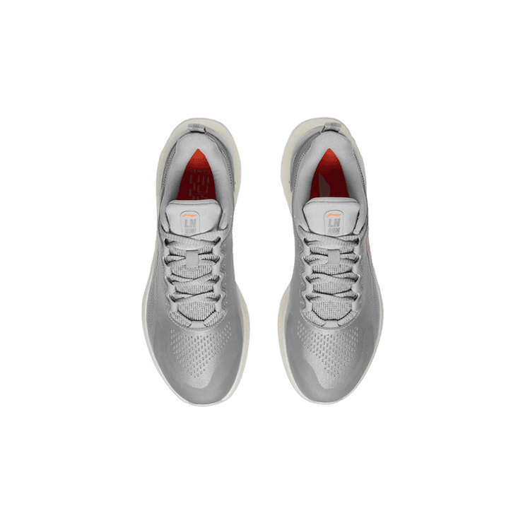 Li-Ning Yueying Element Grey White Angle 1