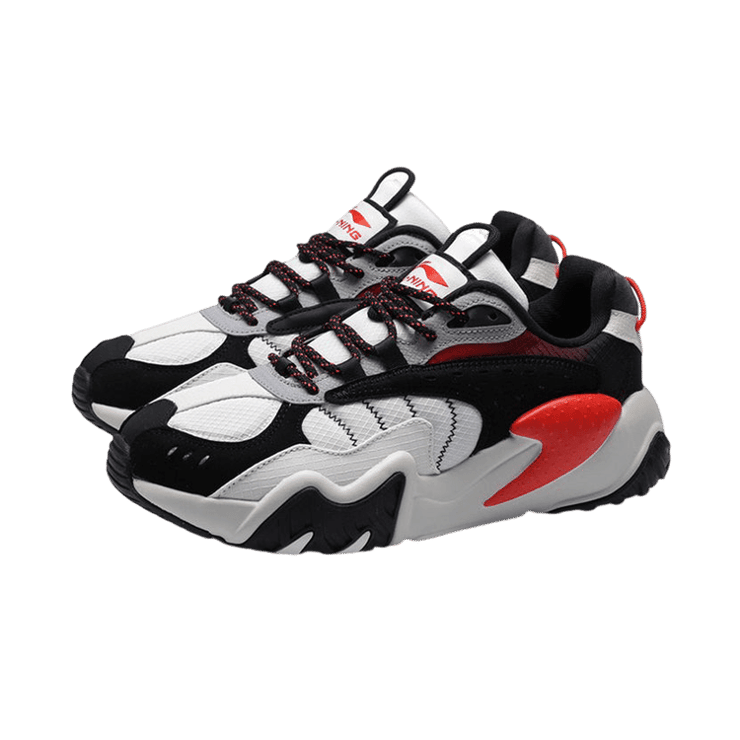 Li-Ning X-Claw Lite Low Black White Grey Angle 0