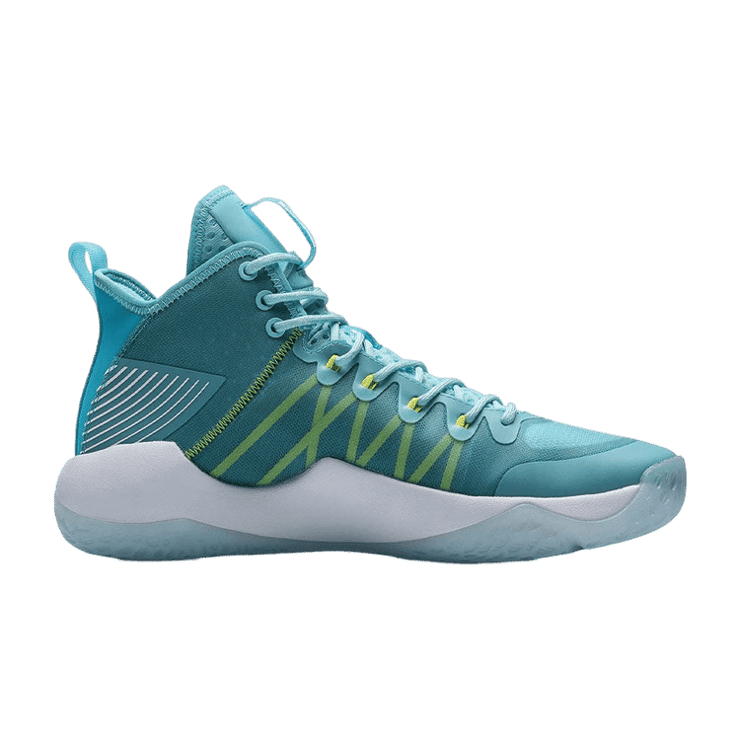 Li Ning Combat High White Blue Green ABAR059 2 Raffles Where to Buy