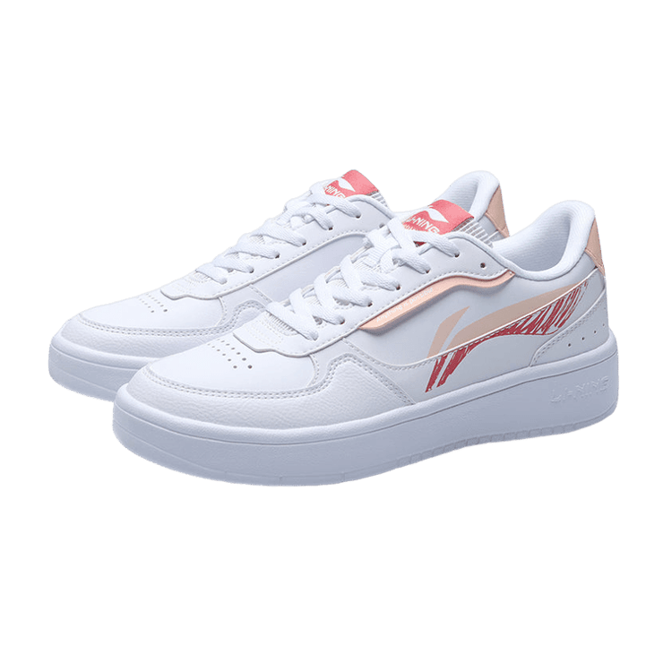 Li-Ning Classic Cushion White Red (W) Angle 1