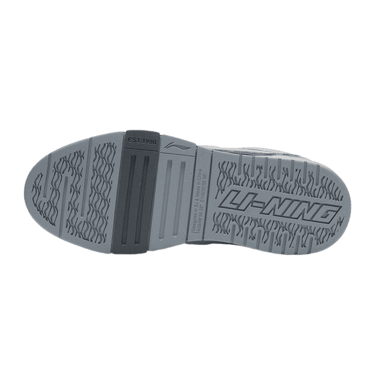 Li-Ning Wave Pro Grey White Angle 2