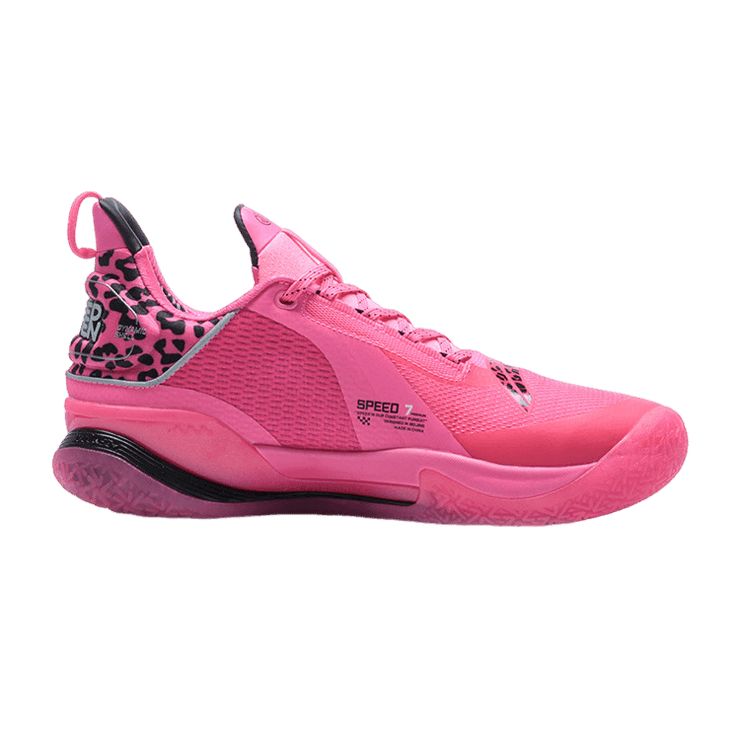 Li-Ning Speed VII 7 PE Rose Pink Angle 0
