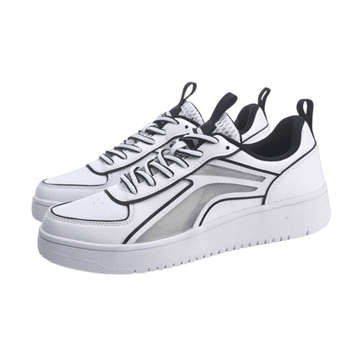 Li-Ning Classic Leisure Low Black White Angle 0