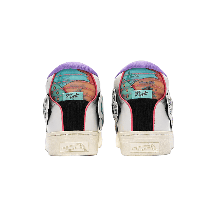 Li-Ning Wave 180 x Steven Harrington White Teal Angle 2