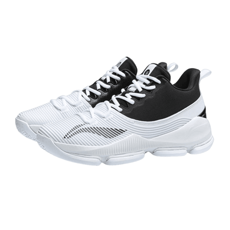Li-Ning Yushuai 13 Mid Black White Angle 0