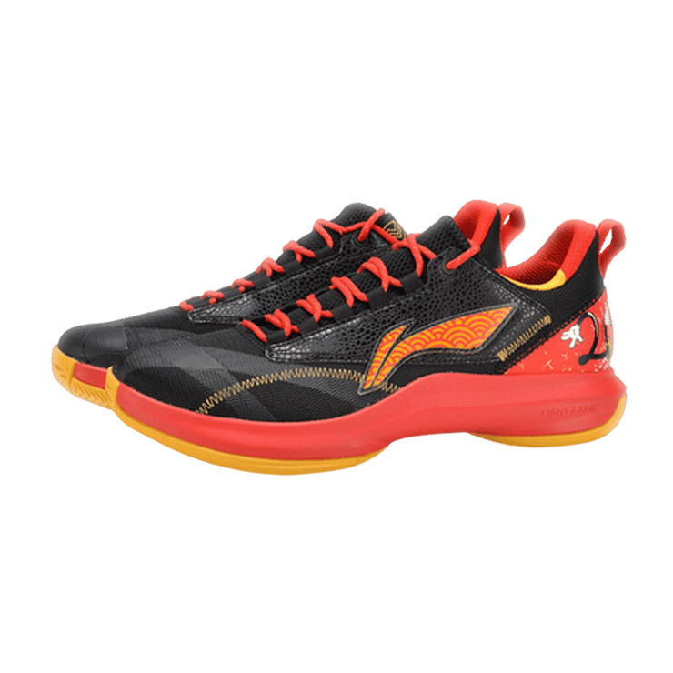 Li-Ning Speed 6 V2 Team Edition Red Angle 0