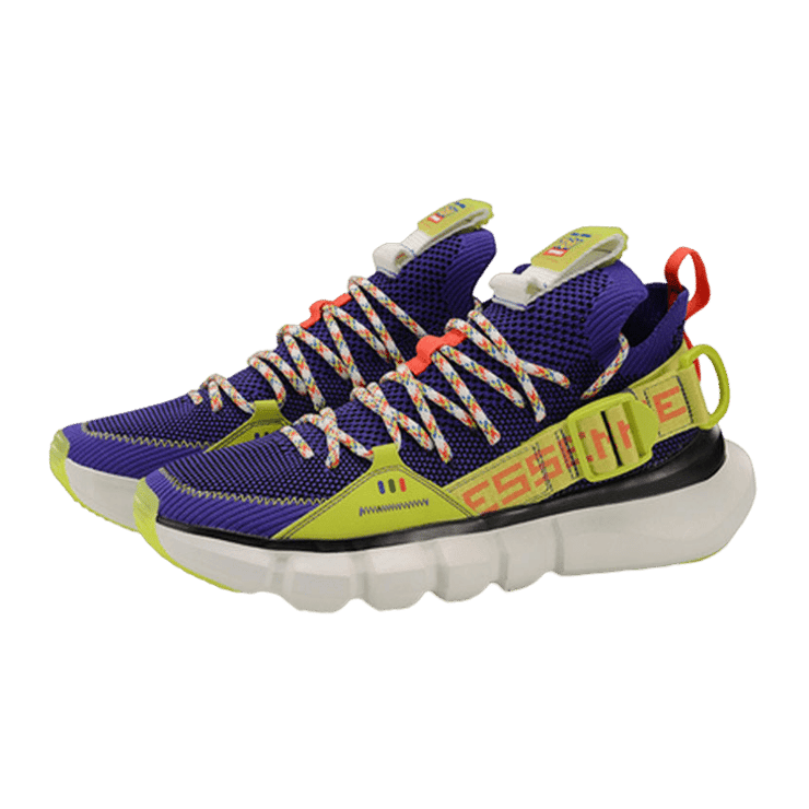 Li-Ning Essence Lace Up Premium Blue Yellow Angle 0