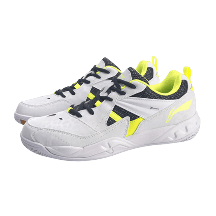 Li-Ning X Tructure Soft Badminton Training White Grey Angle 0