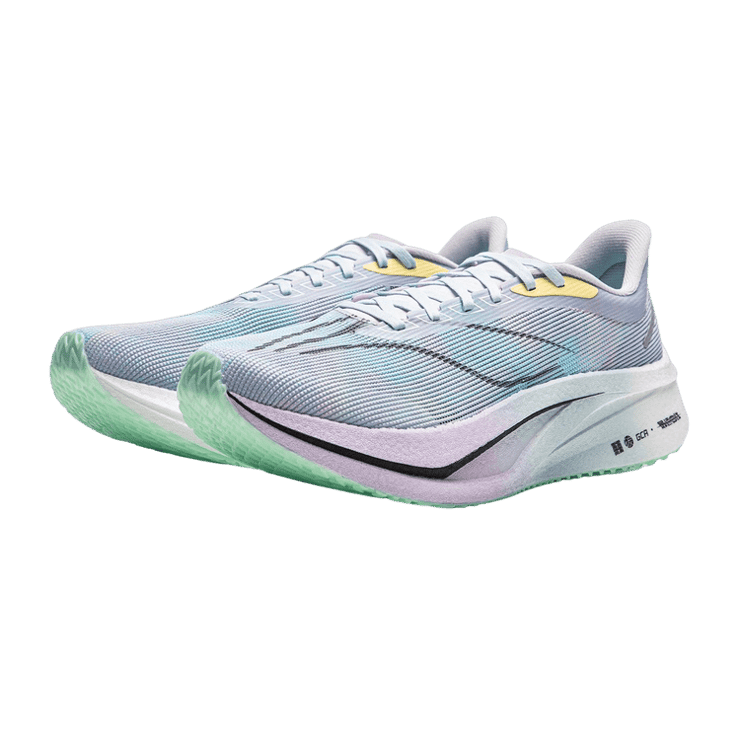 Li-Ning Feidian 4 Challenger Grey Purple Angle 0