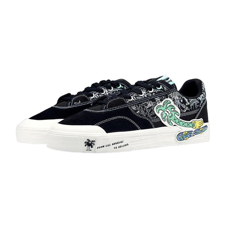 Li-Ning x Steven Harrington Hand-Plant Black Green (W) Angle 0
