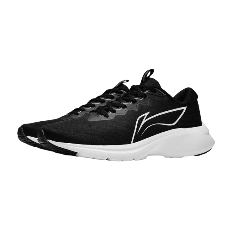 Li-Ning Lark Black White Angle 0