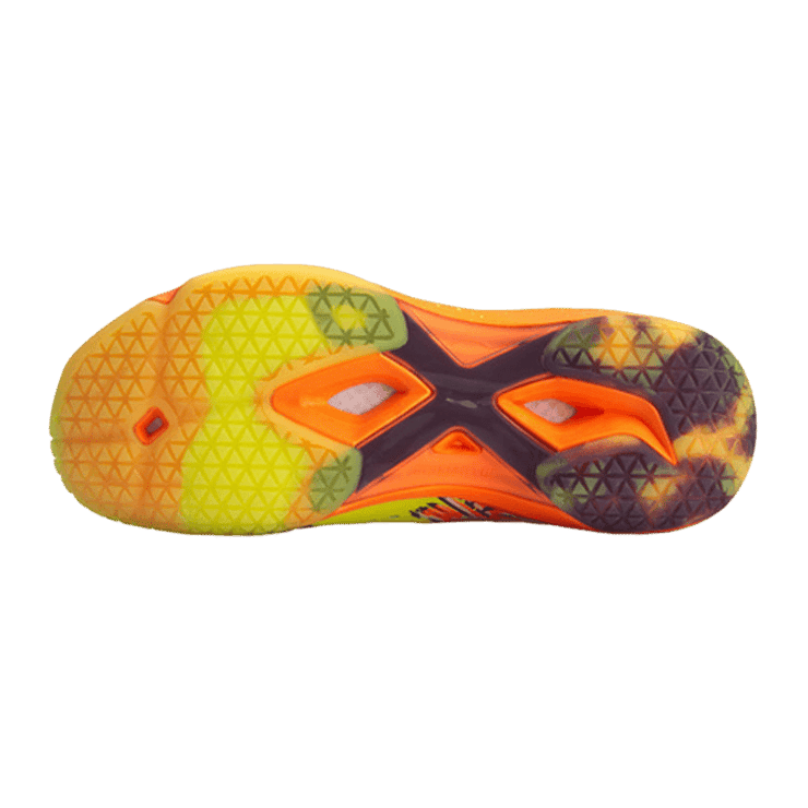 Li-Ning Dagger 3 Fluorescent Green Orange Angle 2