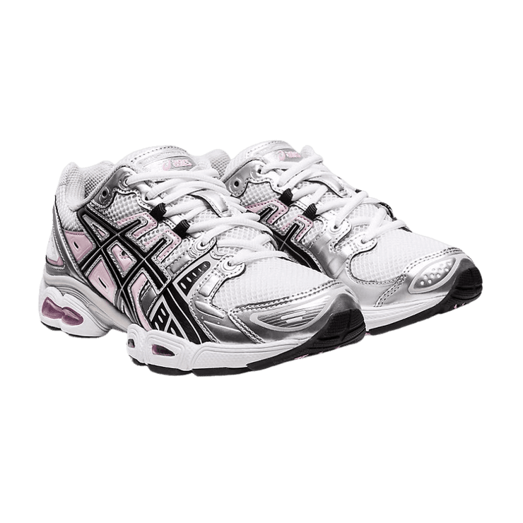 【ASICS】★GEL-Nimbus 9 White/Black★23~28★ ASICS Gel-Nimbus 9 White Silver Black (W) - 1202A278-103