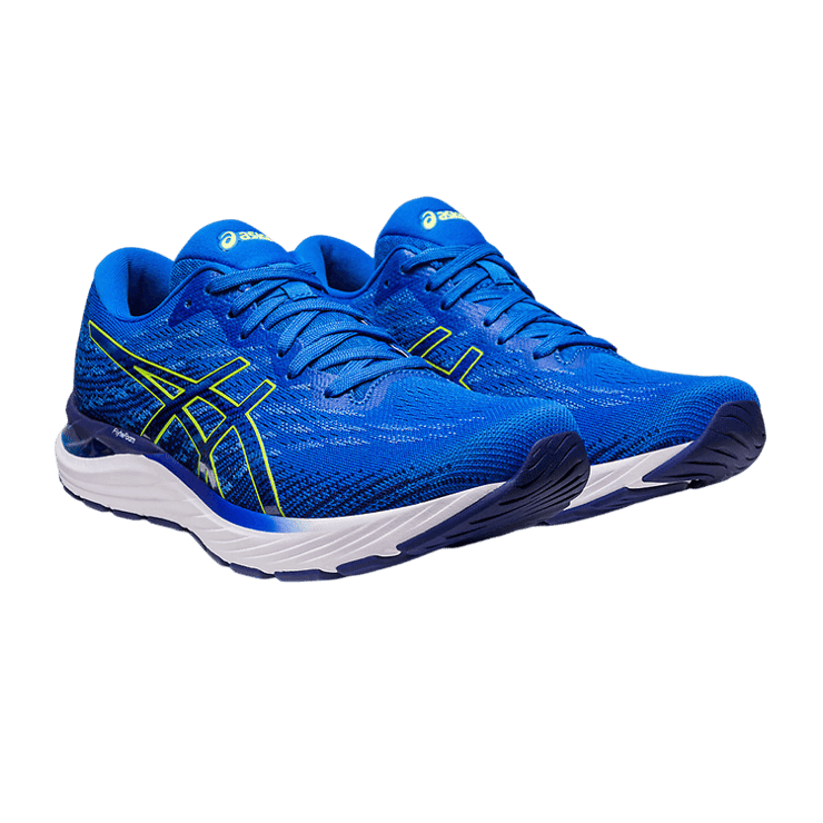 ASICS Gel-Stratus 3 Electric Blue Safety Yellow Angle 0