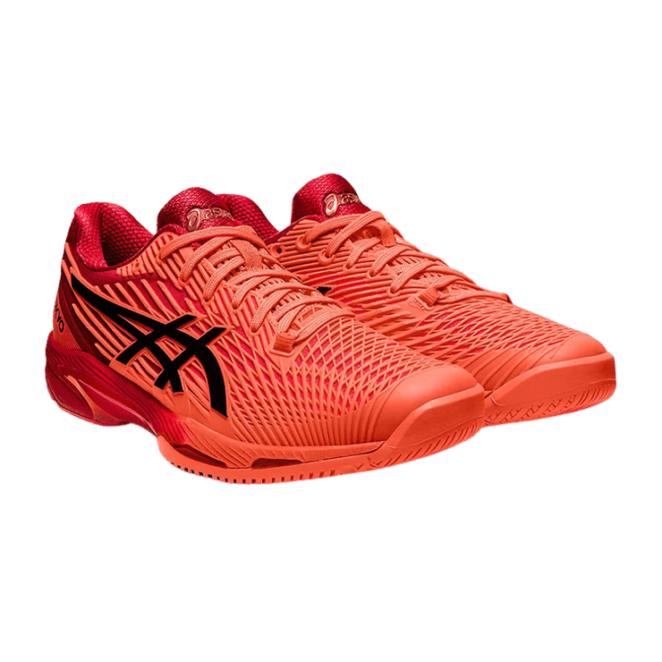 ASICS Solution Speed FF 2 Sunrise Red Black Angle 0