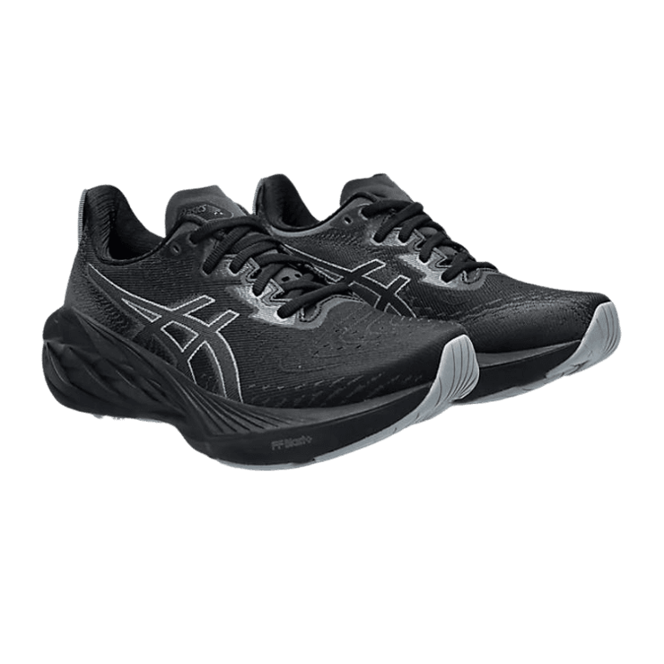 ASICS Novablast 4 Black Graphite Grey (W) Angle 1