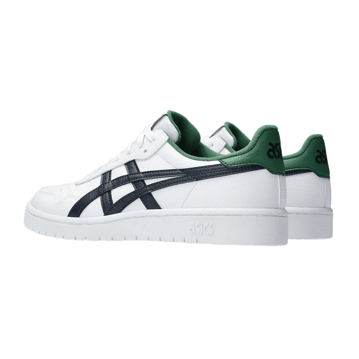 ASICS Japan S White Midnight Green Angle 1