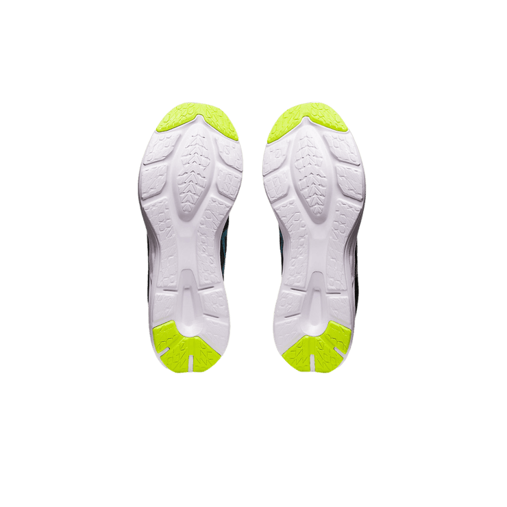 ASICS Versablast 2 Running Shoe Black Orange Green Angle 5