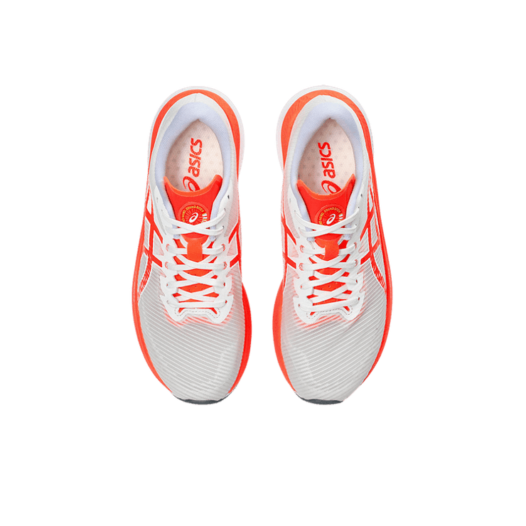 ASICS Magic Speed 3 White Sunrise Red (W) Angle 3
