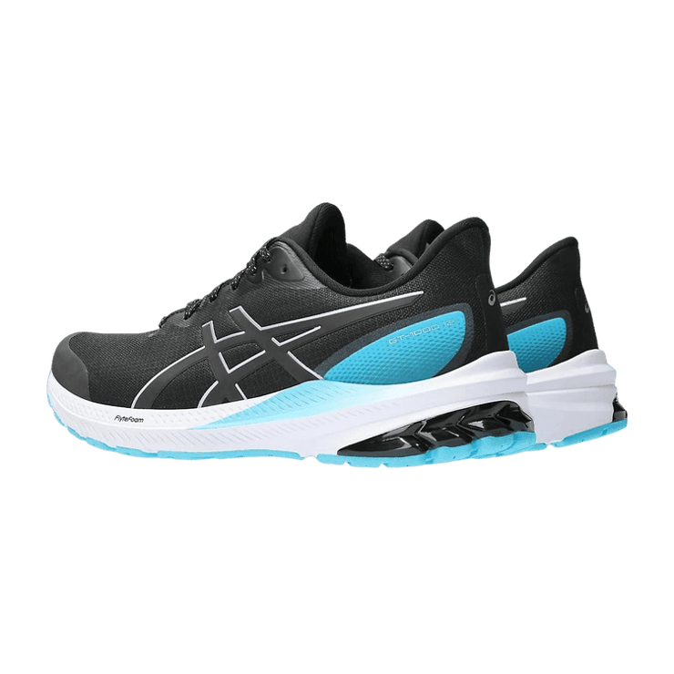 ASICS GT-1000 12 Lite-Show Black Pure Silver (W) Angle 1