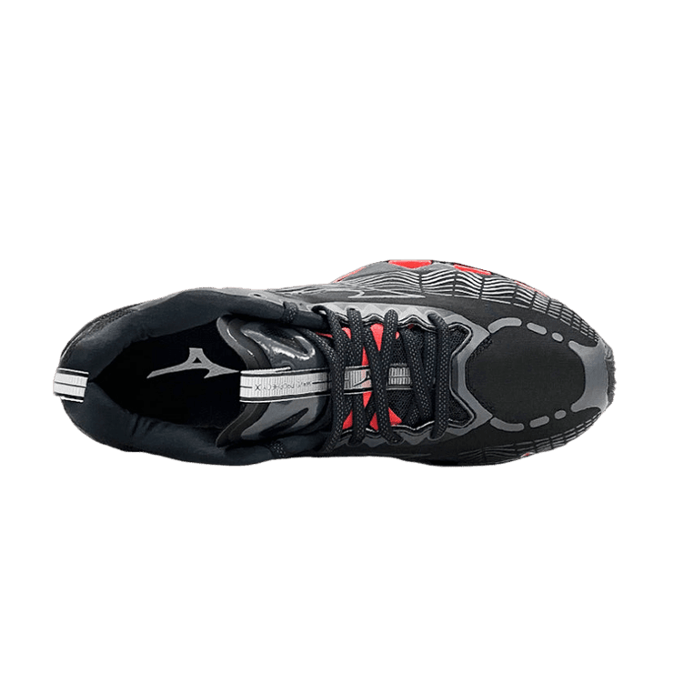 Mizuno Wave Prophecy 10 Black Red Angle 0