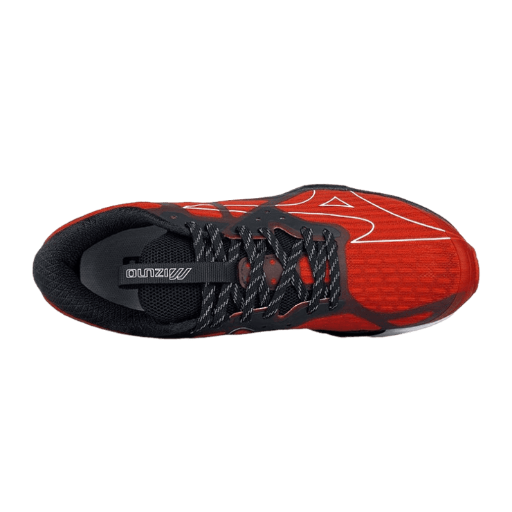 Mizuno PI Knit Low Top Black Red Angle 0