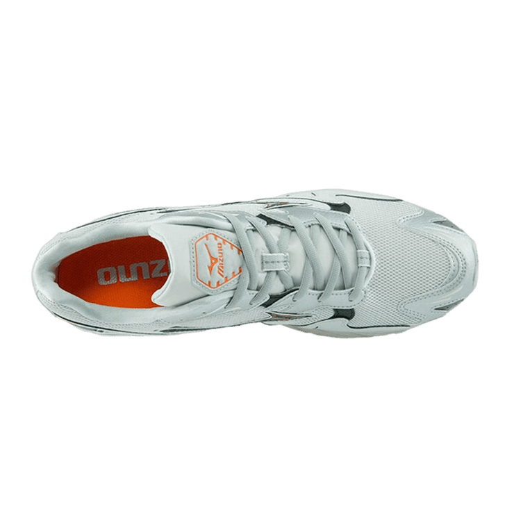 Mizuno Wave Rider 10 Gray Orange Angle 0