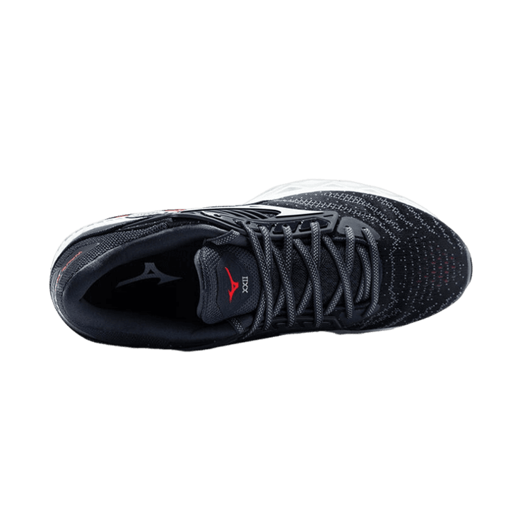 Mizuno Wave Creation Black Blue/Red Angle 0