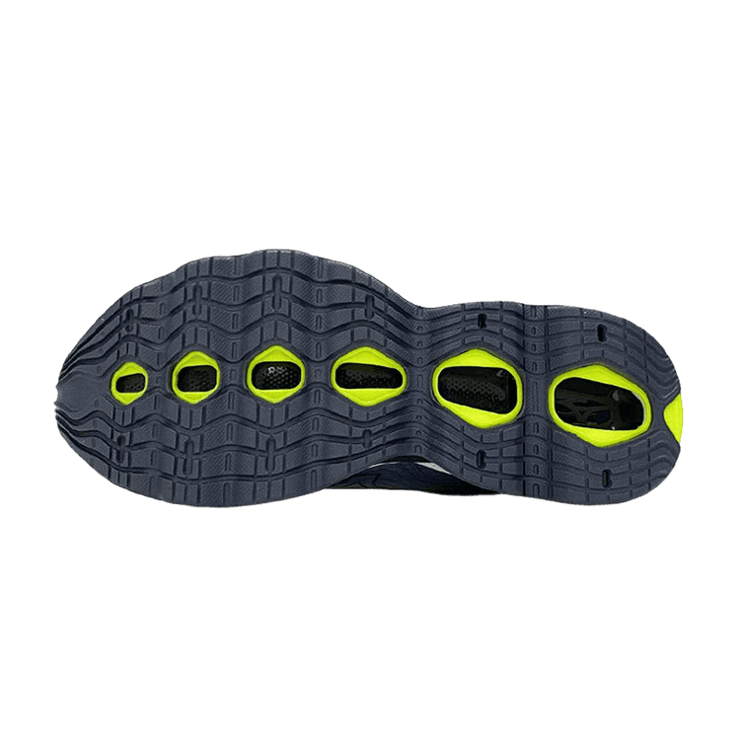 Mizuno Wave X 10 Shock Absorption Non-Slip Wear-resistant Low Tops White Green Black Yellow Blue Angle 1