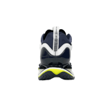 Mizuno Wave X 10 Shock Absorption Non-Slip Wear-resistant Low Tops White Green Black Yellow Blue Angle 2