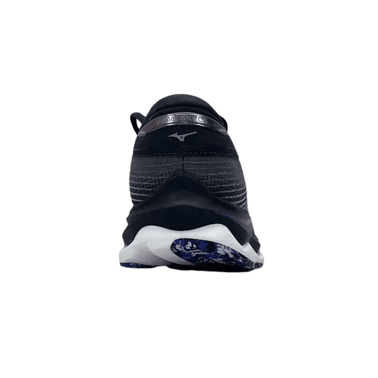 Mizuno Wave Sky 5 Black Grey Angle 1