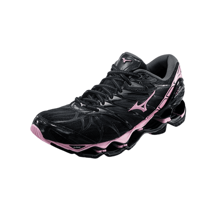 Mizuno Wave Prophecy 7 Black Pink Angle 0