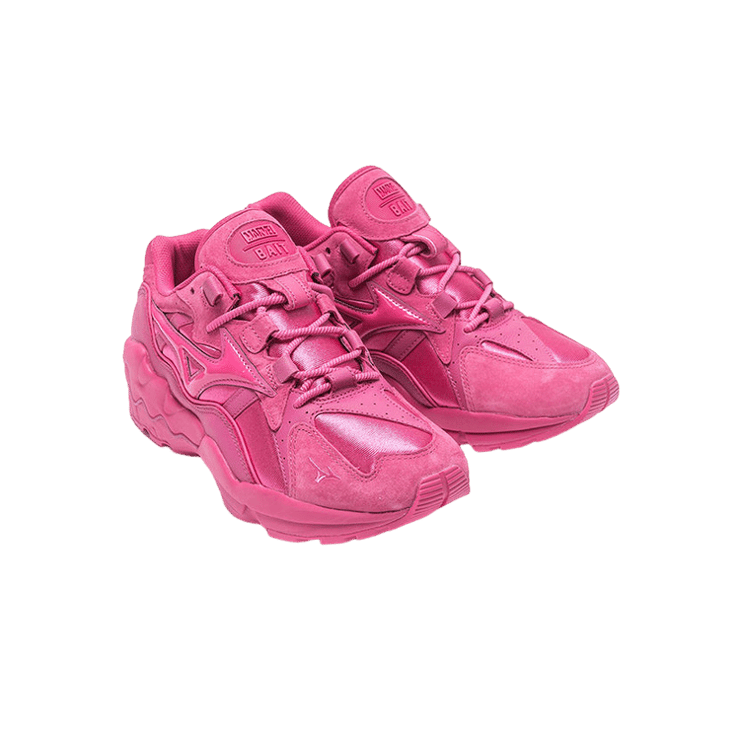 Bait x Marvel x Mizuno Wave Rider Pink Angle 0