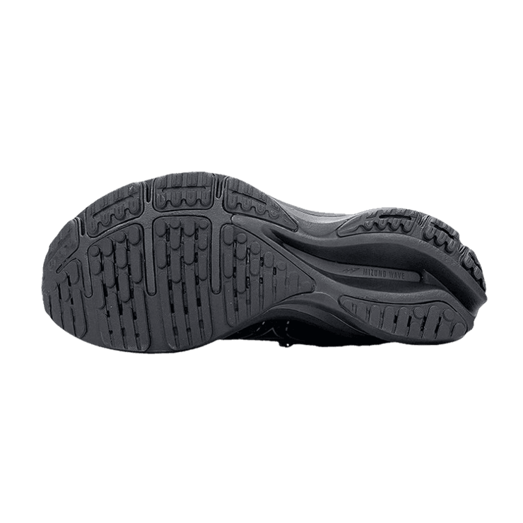 Mizuno Wave Rider 25 Black Quiet Shade Angle 2