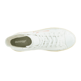Mizuno Courts Msq High-Top Sneakers White Orange Angle 2