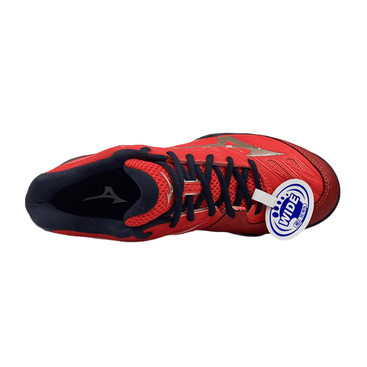 Mizuno Wave Claw Red Black Angle 0