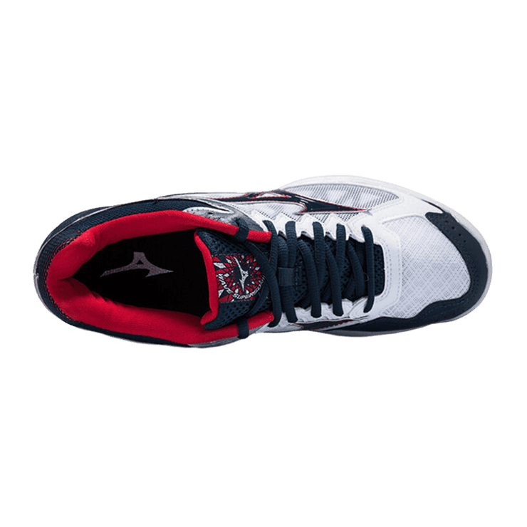 Mizuno Supersonic Low Top White Gray White Grey Angle 0