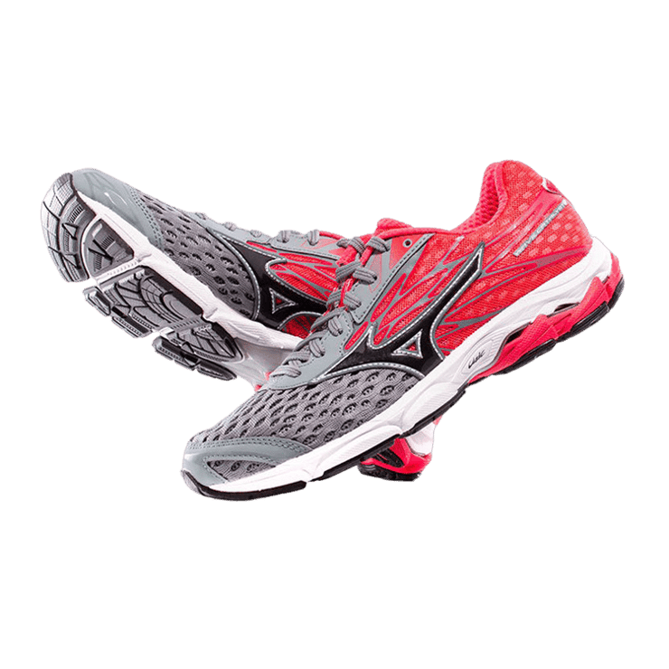 Mizuno Catalyst 2 Grey Red (W) Angle 0