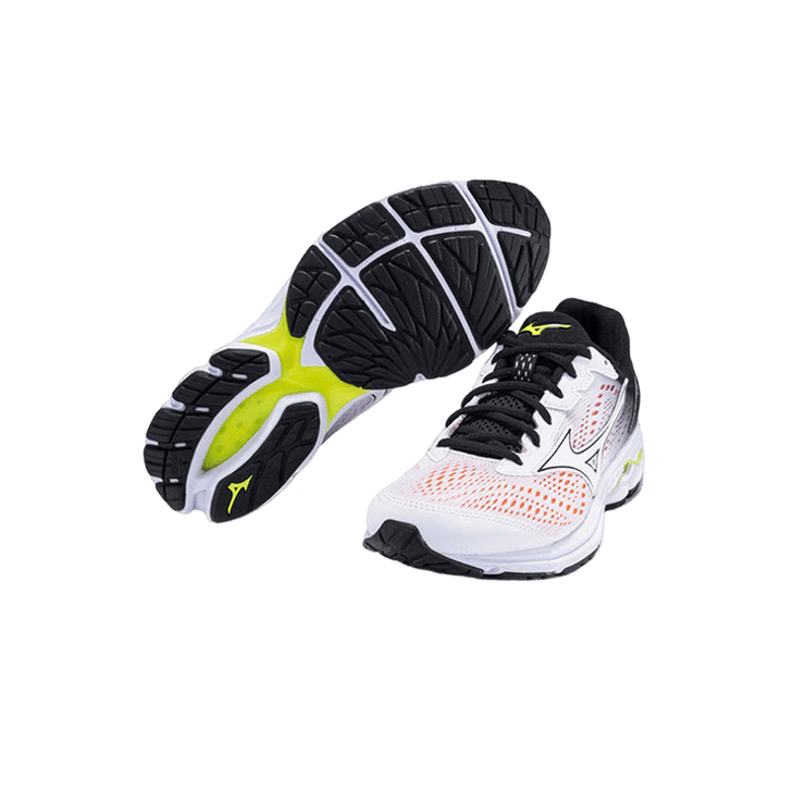 Mizuno Rider 22 White Orange (W) Angle 0