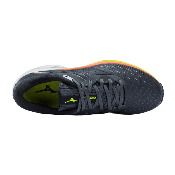 Mizuno Wave Rider 24 Castle Rock Solar Orange Angle 1