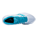 Mizuno Spark 3 White Blue (W) Angle 1