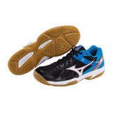 Mizuno Cyclong Speed Black Blue Angle 2