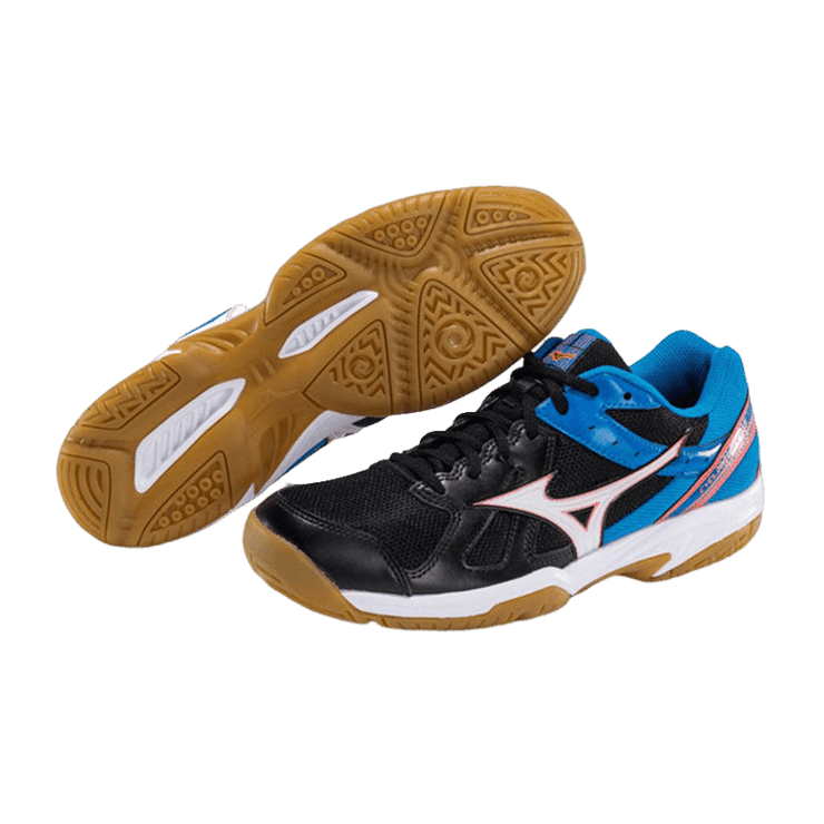 Mizuno Cyclong Speed Black Blue Angle 2