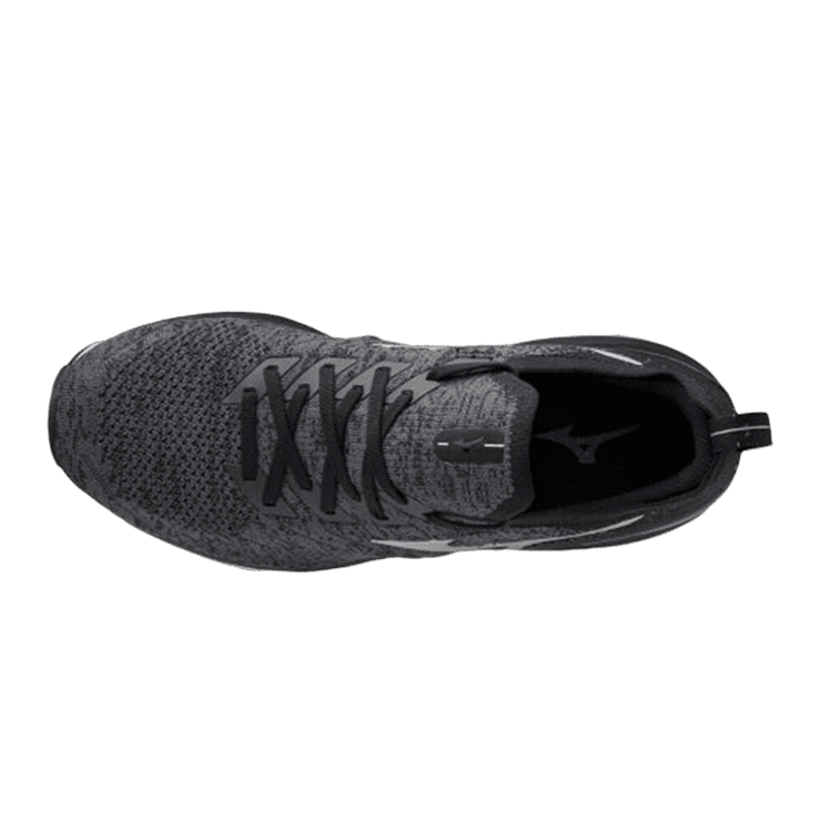 Mizuno Wave Sky Neo Unisex Black Gray Angle 1