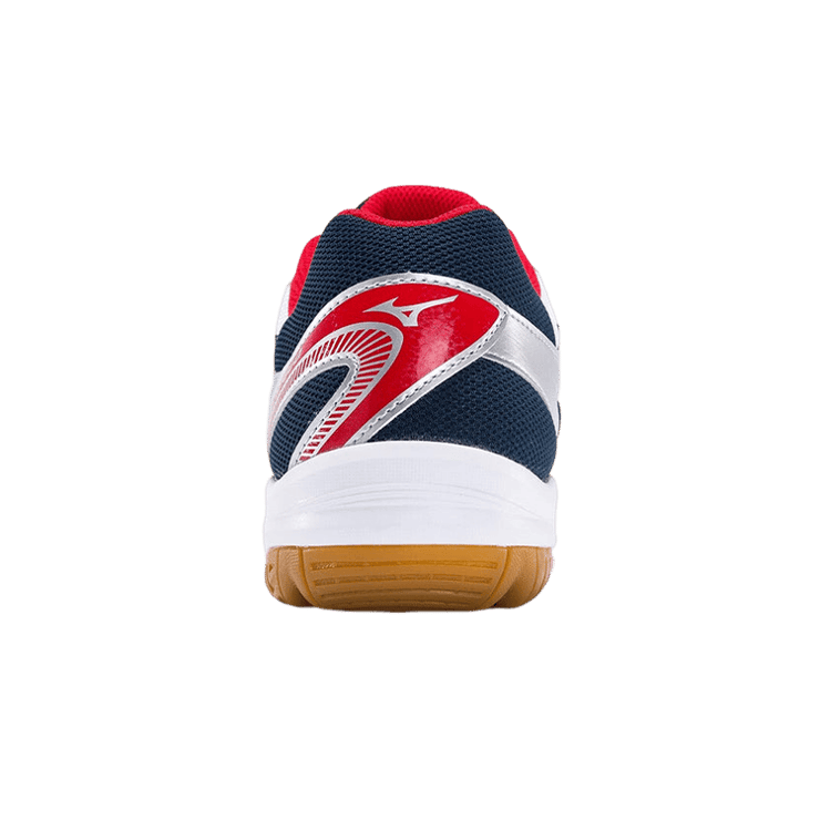 Mizuno Cyclone Speed White Red Angle 1