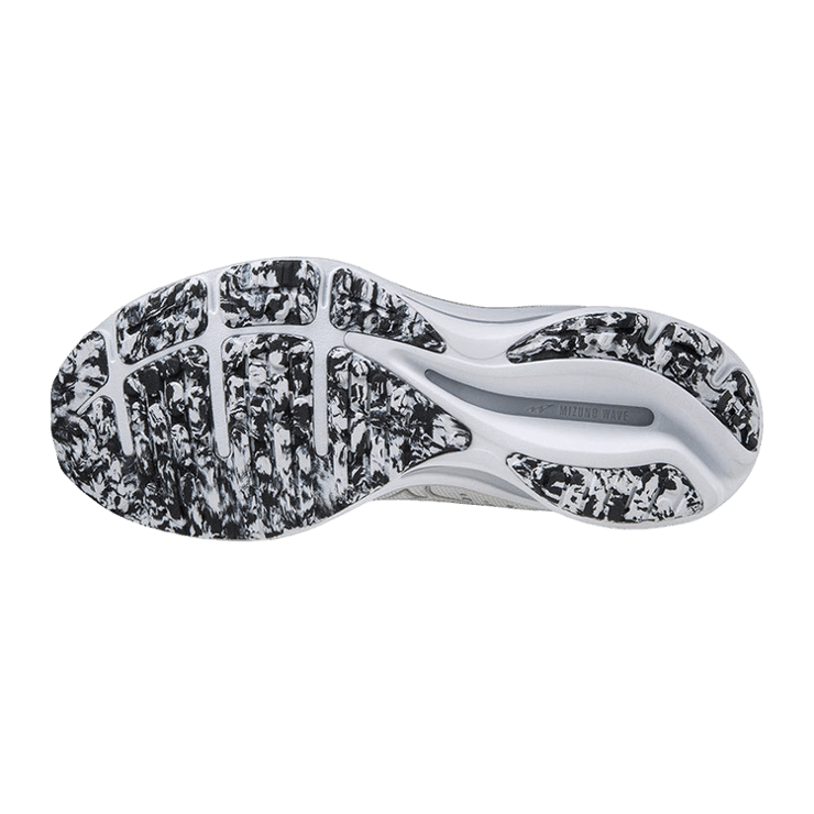 Mizuno Wave Rider 25 SilverGrey Silver Gray (PS) Angle 1