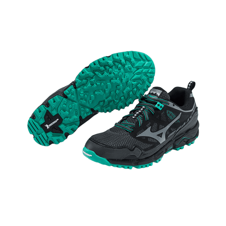 Mizuno Daichi 4 GTX Black Green (W) Angle 0